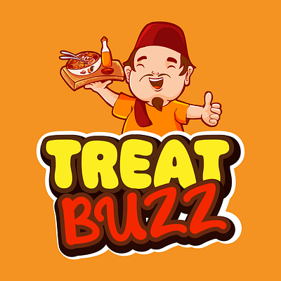 Treat Buzz Logo Design app branding design graphic design illustration logo typography ui ux vector