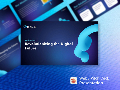 DigiLink pitch deck web3 presentation design blockchain business crypto digital fintech graphic design launchpad pitch deck pitch deck design powerpoint powerpoint presentation ppt presentation design slides web3 presentation whitepaper