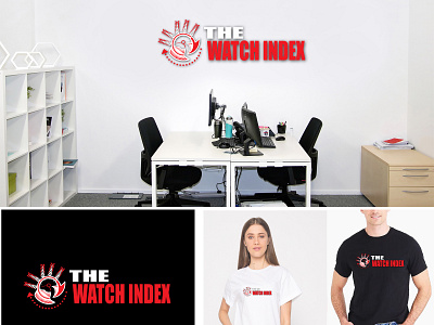 The watch Index minimalist logo branding clothing custom graphic design illustration logo typography