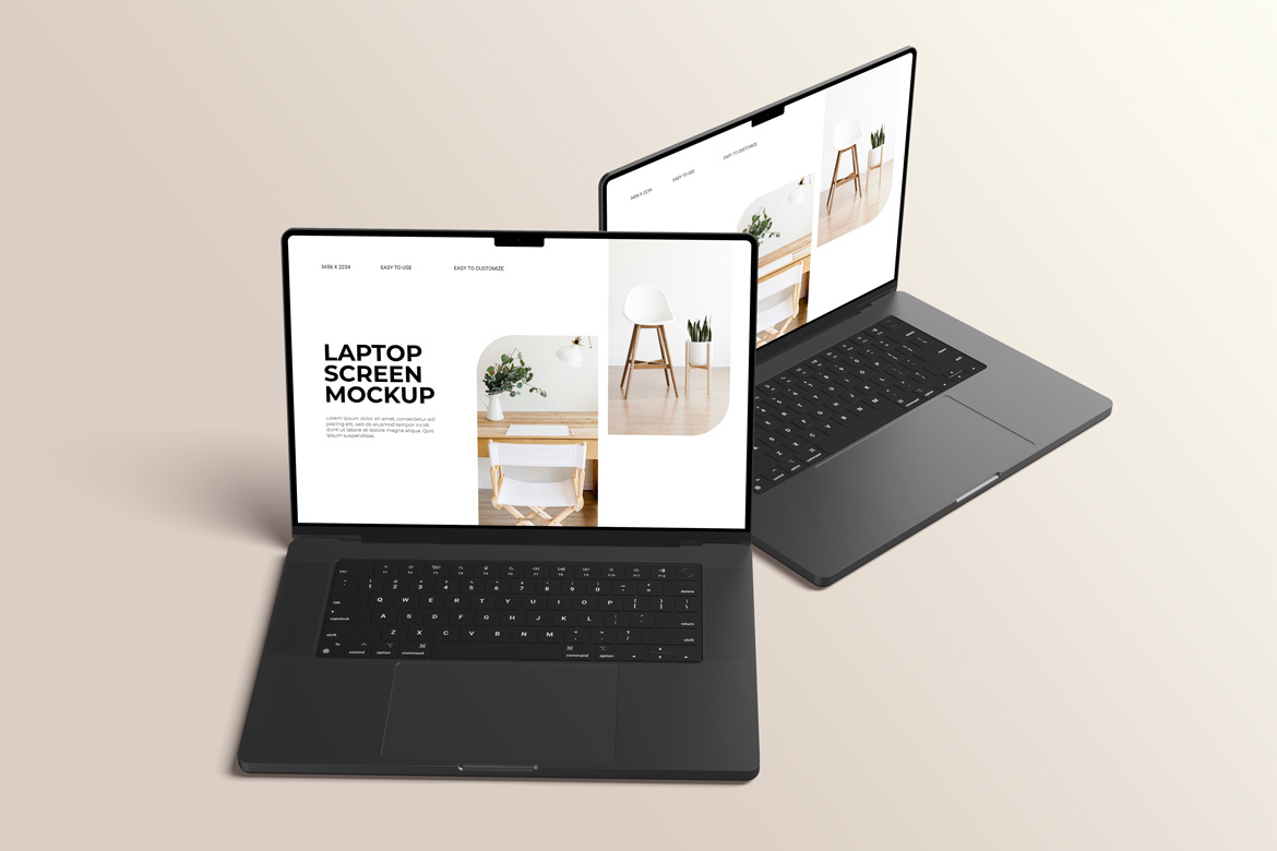 Laptop Screen Mockup app mockup app screen apple mockup application branding device mockup full editable interface landingpage laptop mockup laptop screen macbook minimalist mockup modern presentation template ui design web mockup website
