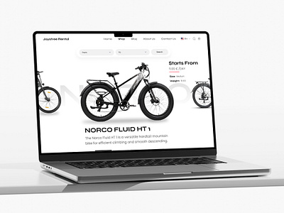 Bike Rental website UI design bike rental ui design bike rental uxui bike rental website bike website design e bike website e commerce e commerce website e shop modern e shop website modern ui modern uiux design modern website modern website ui rental rental ui design rental website ui ux