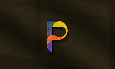 Letter Design P #p #letter_design branding graphic design letter design logo motion graphics p word design