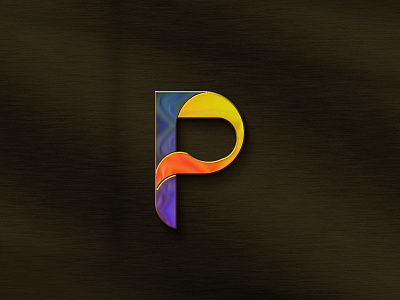 Letter Design P #p #letter_design branding graphic design letter design logo motion graphics p word design