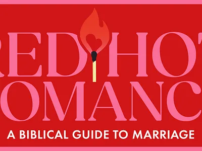 Red Hot Romance church flame graphic design illustrator match romance