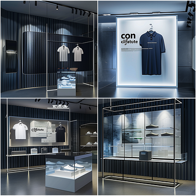 Service | 3D Store Design 3d 4k ai concept design store
