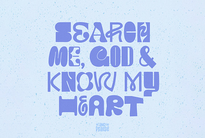 Lettering Piece bible verse funky graphic design lettering letters type typography