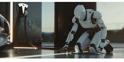 Tesla Robot Concept (Not Official) 3d 4k ai character concept concept design environmental concept movie concept robot tesla