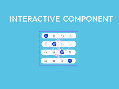 Interactive Component - Nav Bar ani figma ui