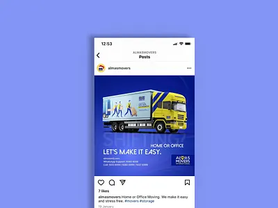 Instagram Poster | Almas Movers Qatar dsirous instagram instagram posters qatar social media designs