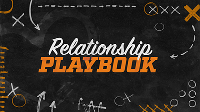 Relationship Playbook church football graphic design illustrator photoshop playbook relationship