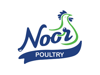 Noor Poultry Logo Design branding graphic design logo poultry logo