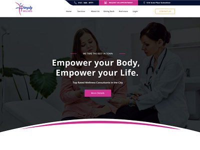 weight loss clinic design elementor figma graphic design ui ux web development wix wordpress