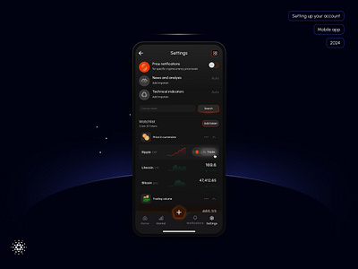 Crypto crypto mobile ui ui ux design