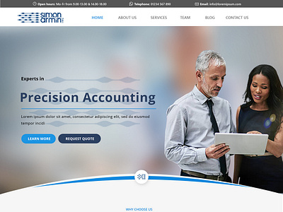 Accounting website contest design elementor figma graphic design ui ux web development website wix wordpress