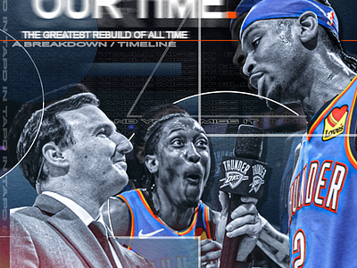 Thunder design basketball graphic design sports