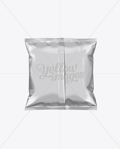 Free Download PSD White Plastic Snack Package Small branding mockup