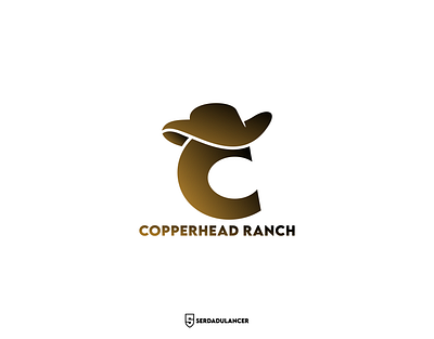 Logo COPPERHEAD RANCH bran brand branding graphic design logo logo design logotype ranch