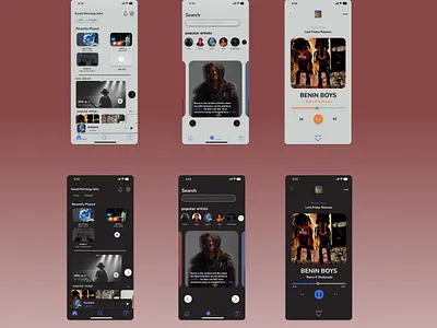 music streaming app #unfinished app graphic design ui ui design