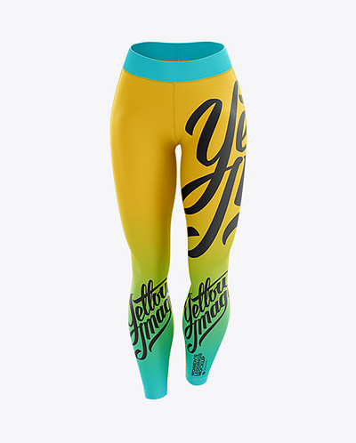 Free Download PSD Leggings Mockup / Front View free mockup template mockup designs