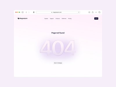 404 page graphic design ui