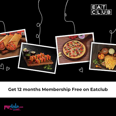 Eat Club branding graphic design ui