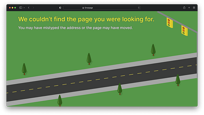 Roadblock Ahead! 🚦- Error Page color error errorpage figma illustration ui uidesign website