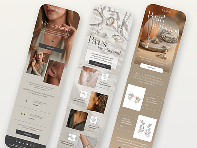 Clogau Email Newsletter Design design email email campaign email design email newsletter graphic design newsletter