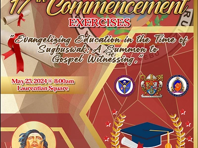 ASLR Commencement Exercises-Program Cover cover graphic design layout design program