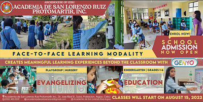 School Ads graphic design layout school ads