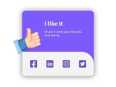 Daily UI Design Challenge | Day - 10 | Social Share graphic design logo ui