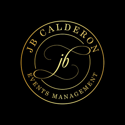 JB Calderon - Events Management branding classic logo elegant logo events events management logo