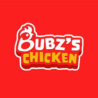 Bub'z Chicken - Restaurant branding logo wordmark wordmark logo