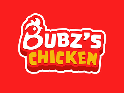 Bub'z Chicken - Restaurant branding logo wordmark wordmark logo