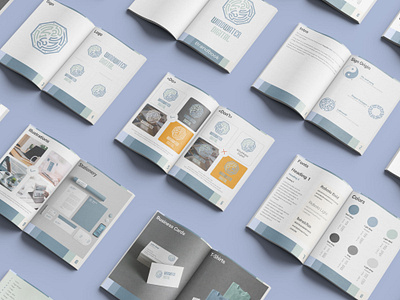 WindWater Digital – Brandbook for Digital Consulting Company brandbook consulting design digital logo palette