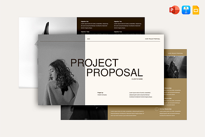 Ivory Project Proposal aesthetic brand proposal earthy googleslides keynote minimalist powerpoint project proposal
