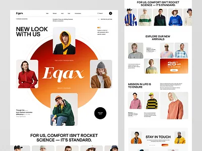 Fashion Website accessories design e commerce e commerce design fashion graphic design home page https:dribbble.comtagsvisual interface landing page online shopping onlineshop product page shop ui web web design webdesign website