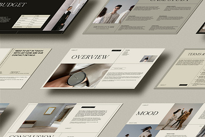 Grace Brand Proposal aesthetic brand goals googleslides keynote minimalist powerpoint presentation proposal storyboard