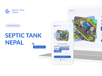 Septic Tank Case Study casestudy design mobiledesign ui webdesign