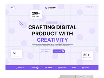 Creative agency website landing page design agency agency landing page agency website creative agency desing agency website