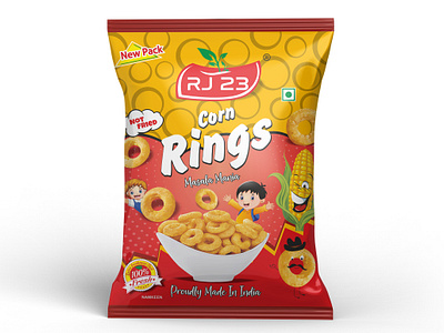 Fryums Ring Snacks Pouch Design box design branding fmcg packaging food packaging fryums products kids snacks label design logo design namkeen packaging namkeen pouch packaging pouch design pouch packaging