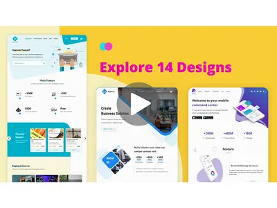 Multipurpose Business Landing Page Collection agency ai animation artificial inteligence blockchain cloud collection corporate cryptocurrency education homepage landing page marketing massonry medical portfolio resume single page ui ux