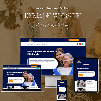 Nursing Homecare Business WordPress Website Design Template