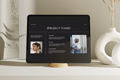 Azra Portfolio agency brand brief company creative googleslides keynote minimalist powerpoint professional studio