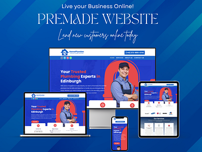 Plumber Business WordPress Website Design Template