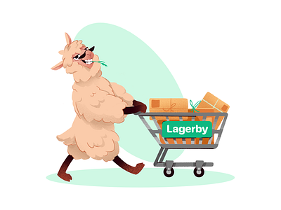 Case Study: Lagerby Mascot Design animal brand identity branding business illustration character character art character design design design studio digital art digital illustration graphic design illustration illustrator llama marketing marketing design mascot mascot design shopping