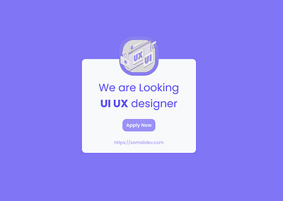 Hiring 🦋 3d animation branding dailyui design graphic design illustration logo motion graphics ui ux vector
