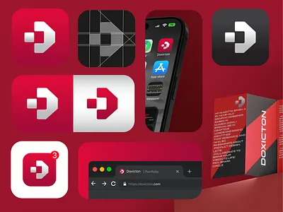 Unused 'D' Logo [Doxicton] brand design brand guideline branding d logo free iphone mockups free mockups graphic design icon icon design ios design ios icon logo logofolio mockups motion graphics new logo portfolio premium mockups ui visual identity