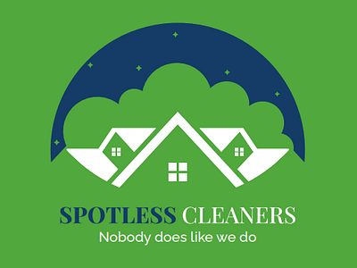 Logo for Spotless Cleaner branding graphic design logo ui