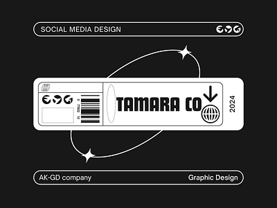 Social media design for Tamara company. branding graphic design