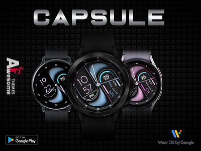 CAPSULE - Hybrid Wear OS Watch Face graphic design watch face studio tutorials